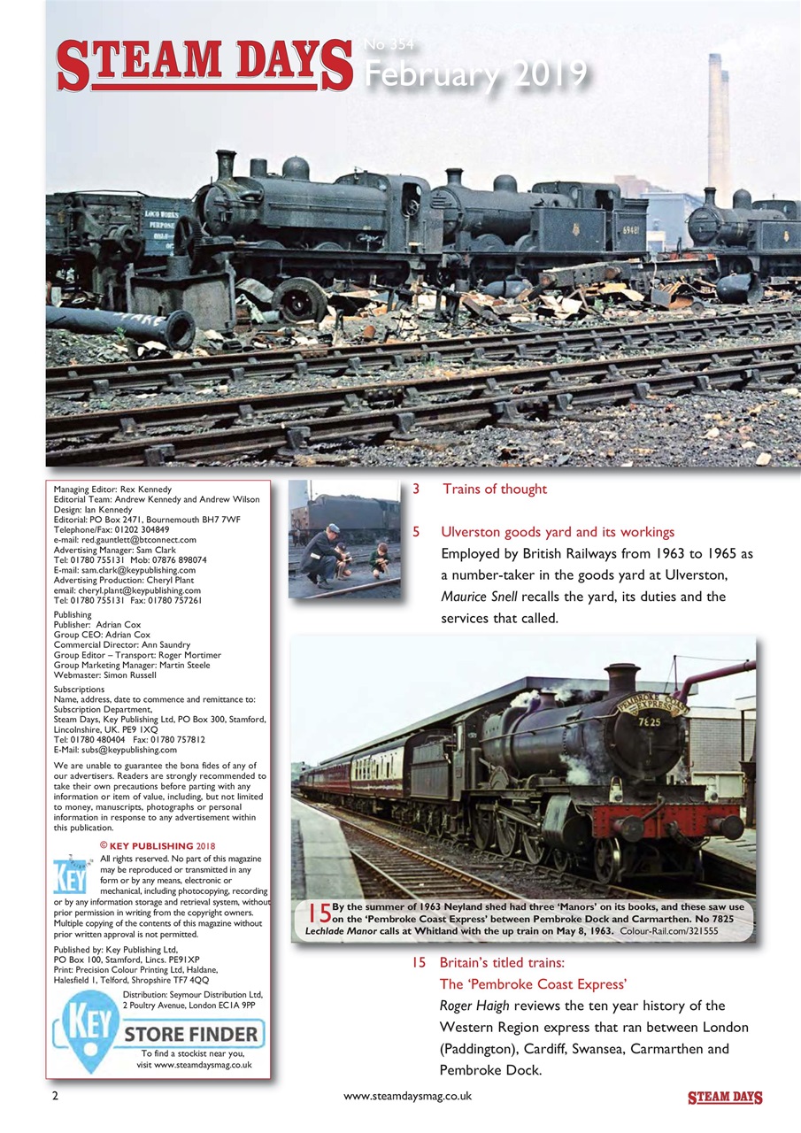 Steam Days Preview Pages