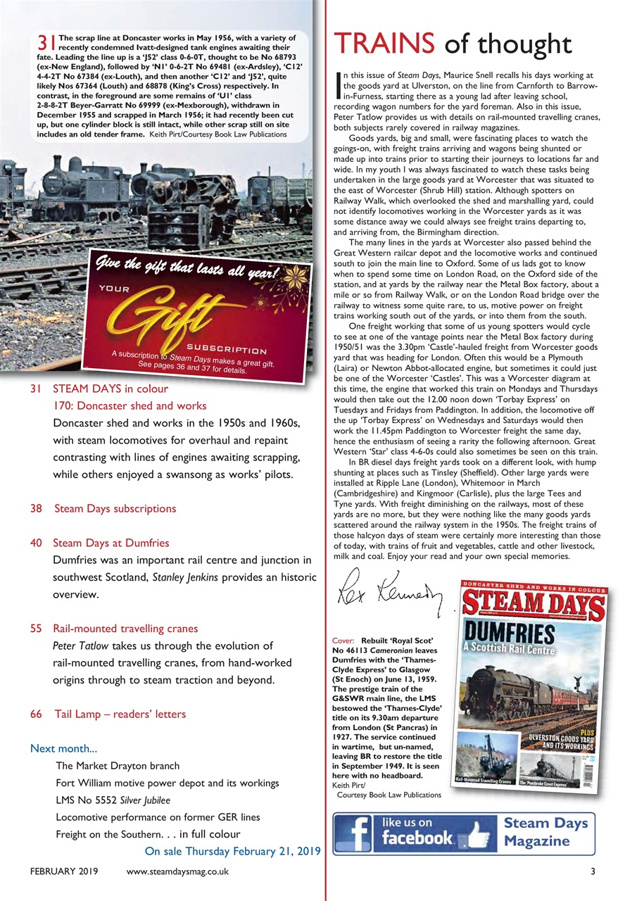 Steam Days Preview Pages