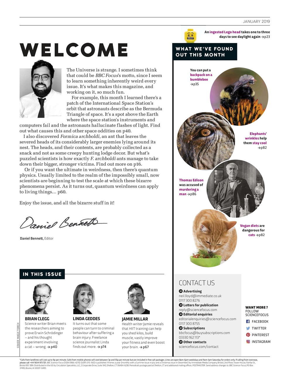 BBC Science Focus Magazine Preview Pages