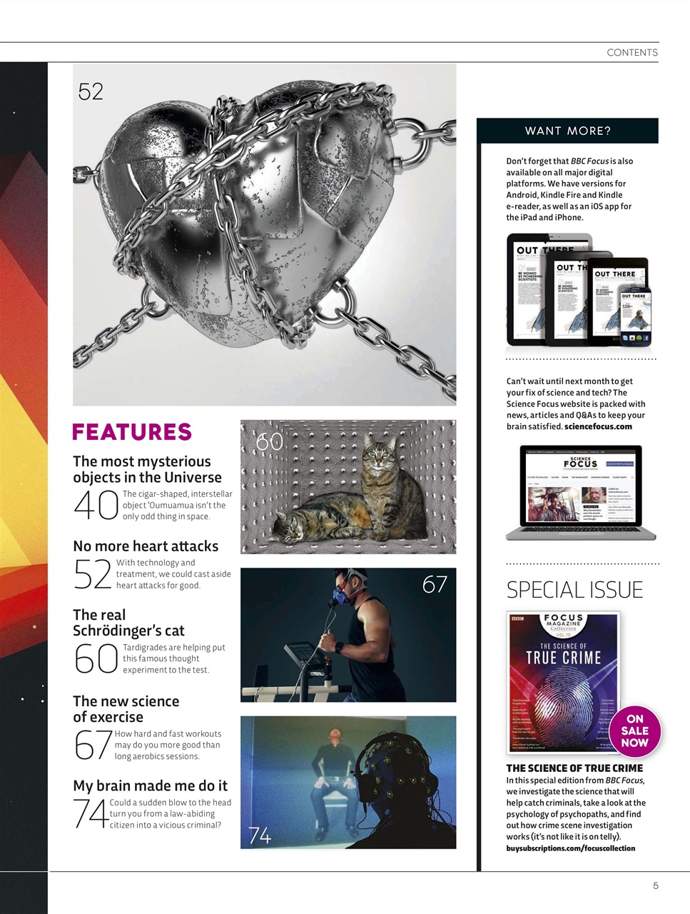 BBC Science Focus Magazine Preview Pages