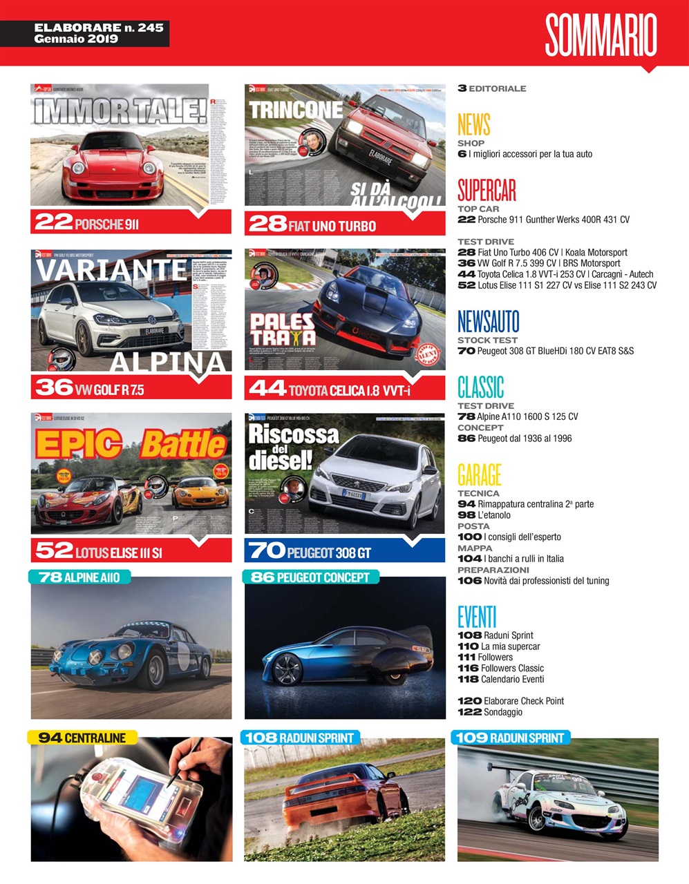 Elaborare GT Tuning Preview Pages