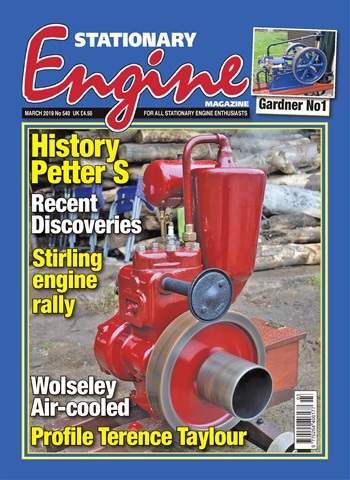 Stationary Engine issue March 2019