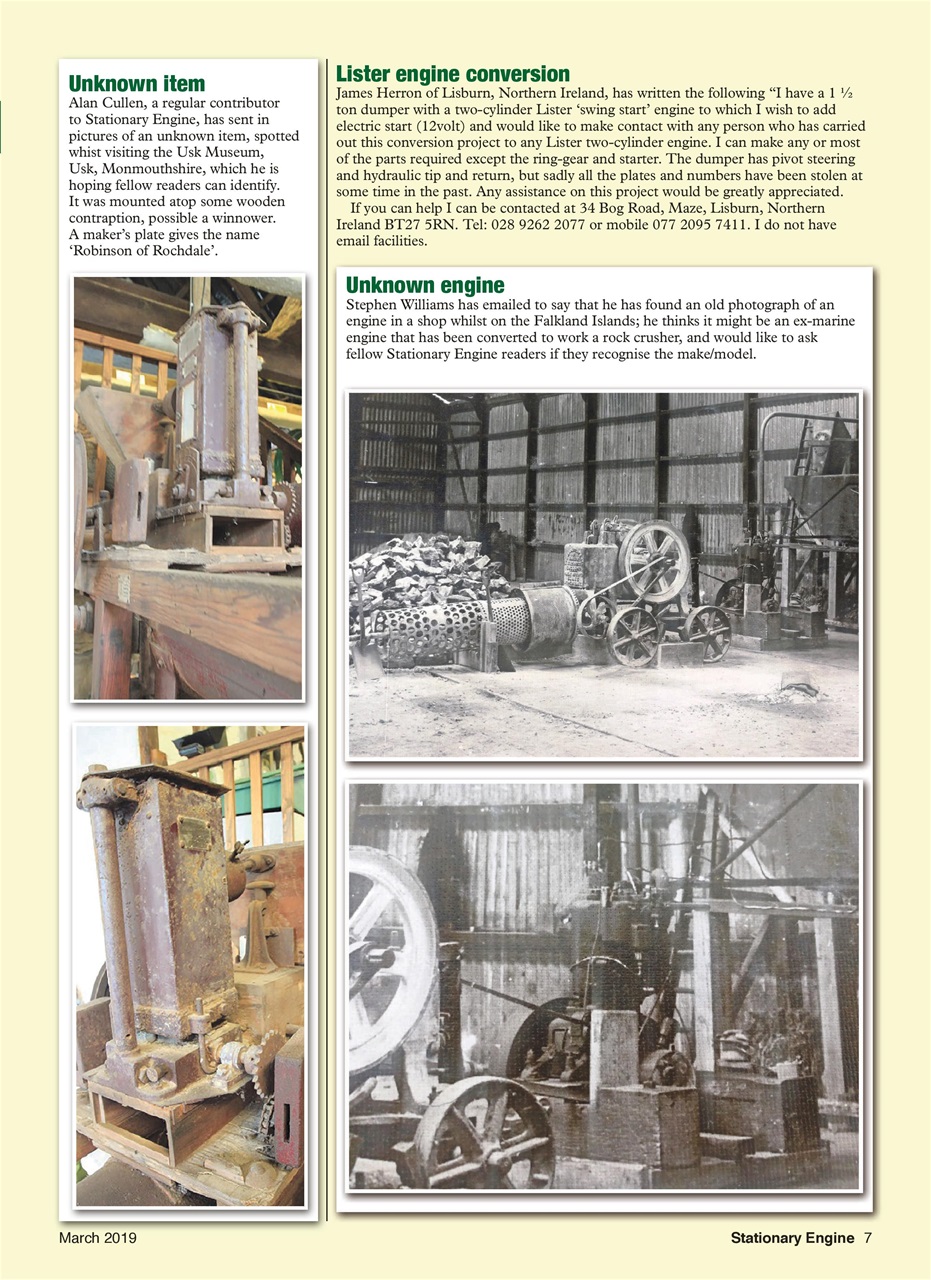 Stationary Engine Preview Pages