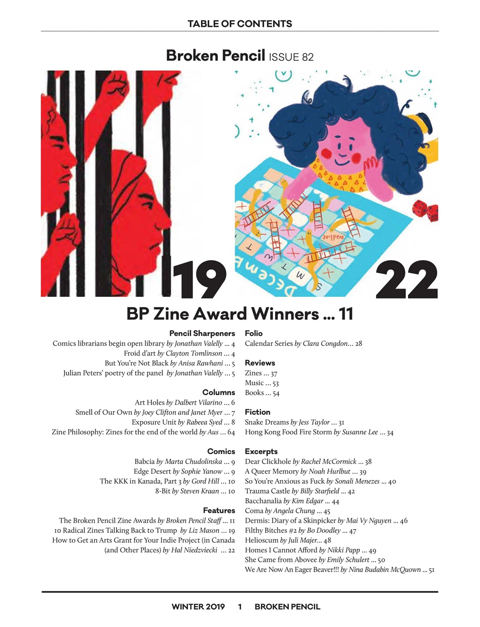 Broken Pencil Preview Pages