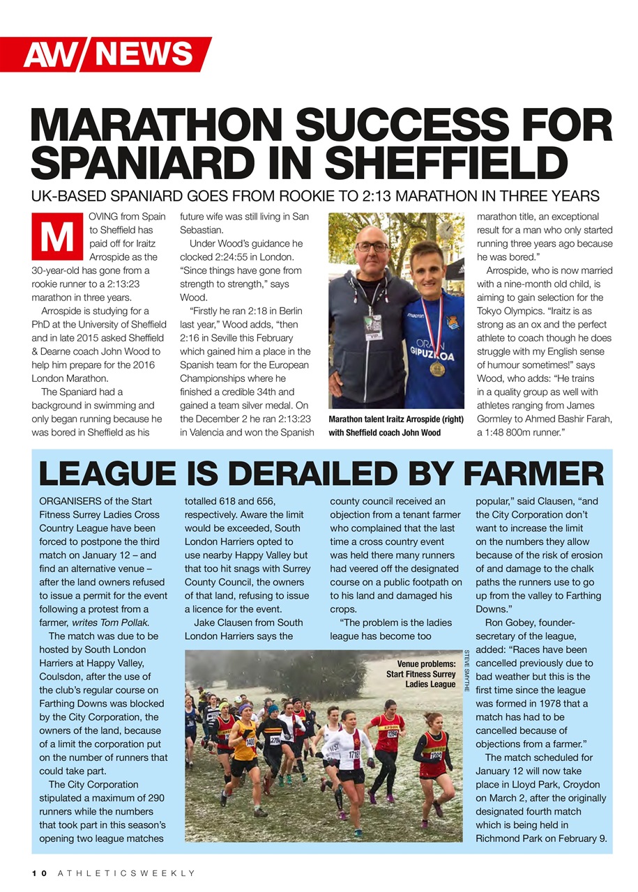 AW – Athletics Weekly Magazine Preview Pages