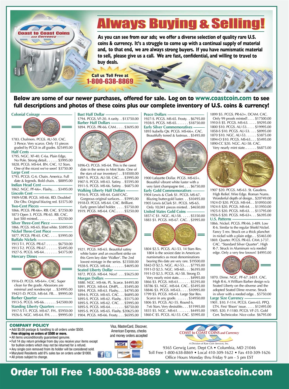 COINage Magazine Preview Pages