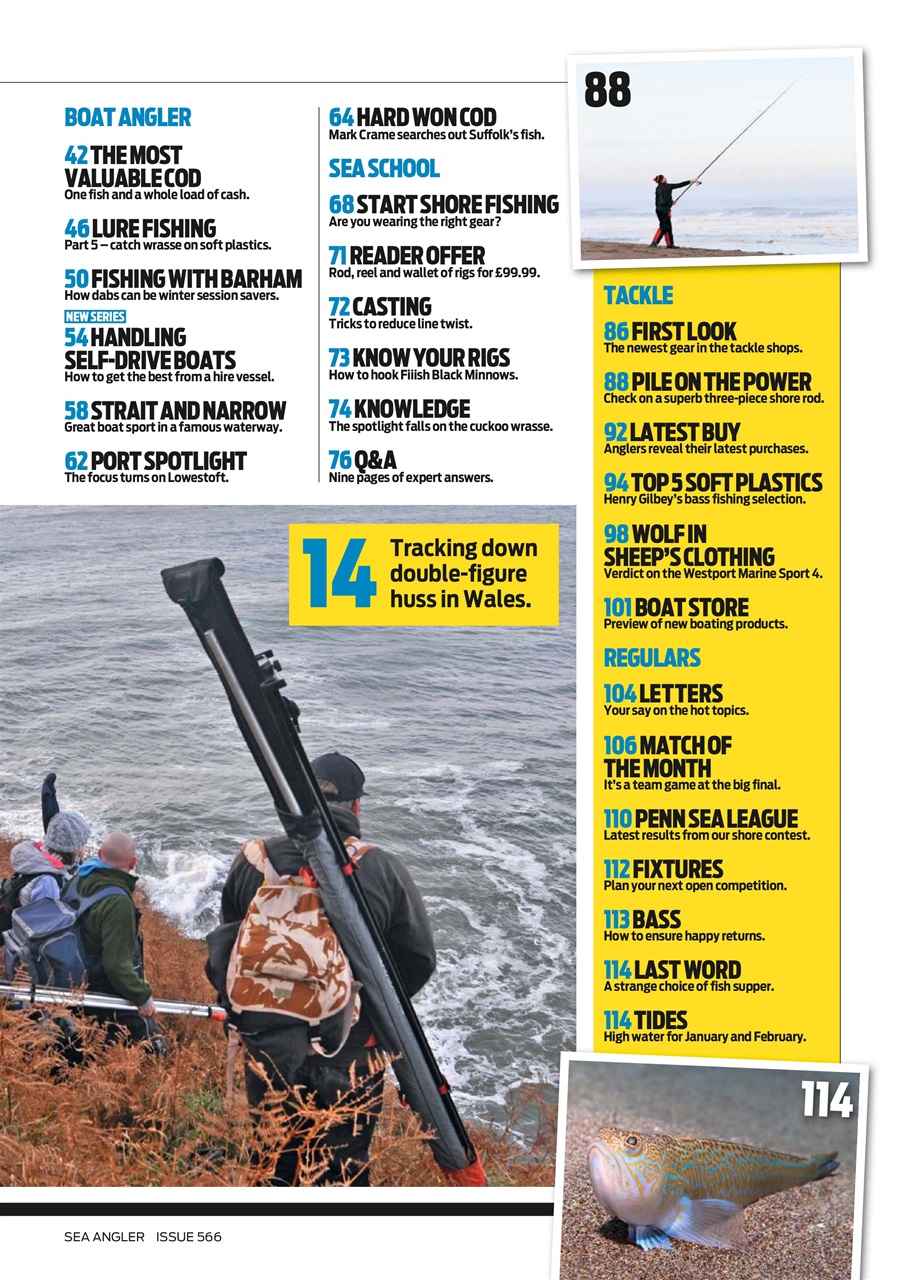 Sea Angler Preview Pages