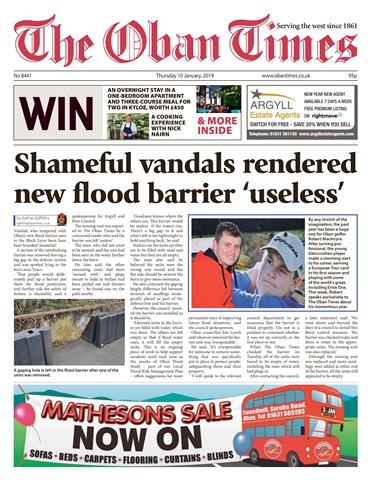 The Oban Times & Lochaber Times issue 10/01/2019