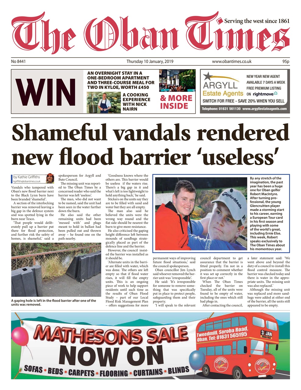 The Oban Times & Lochaber Times Preview Pages