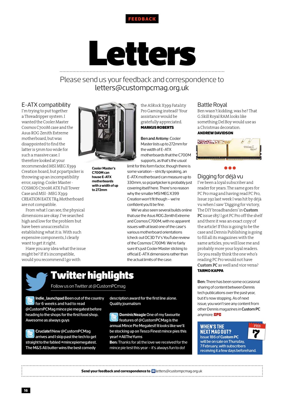 Custom PC UK Preview Pages