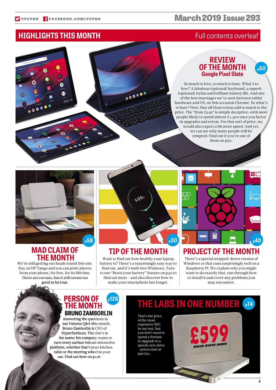 PC Pro Preview Pages