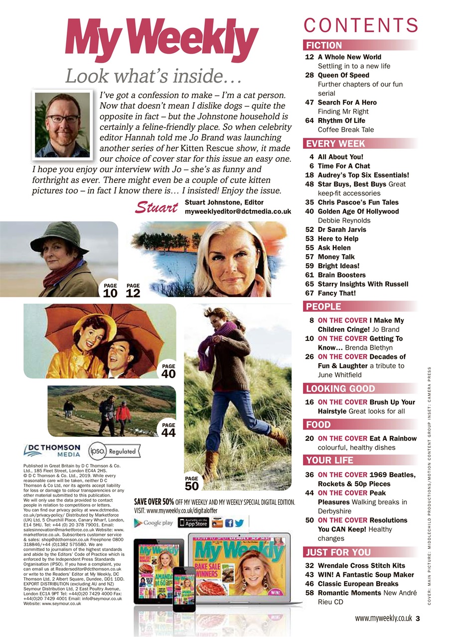 My Weekly Preview Pages