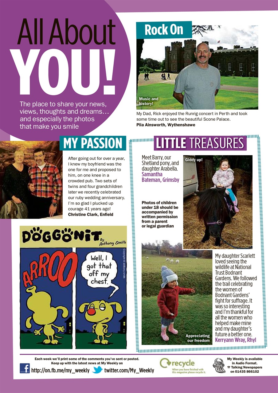 My Weekly Preview Pages