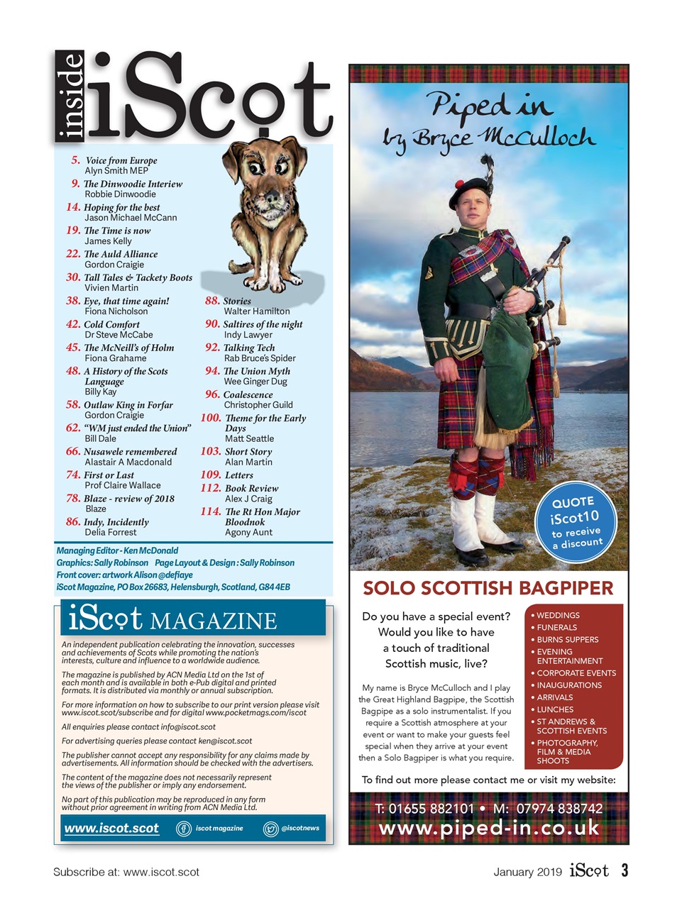 iScot Magazine Preview Pages