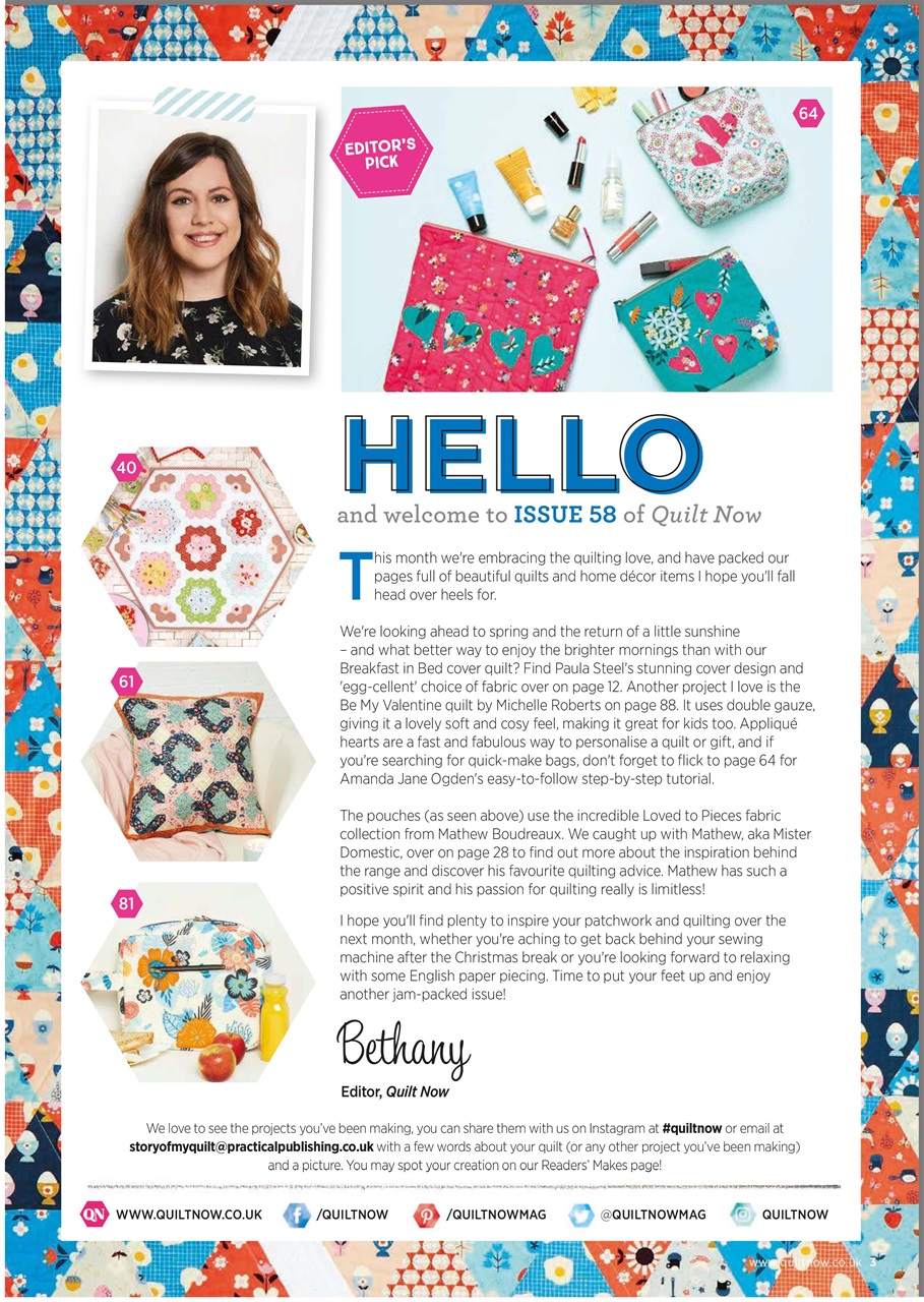 Quilt Now Preview Pages