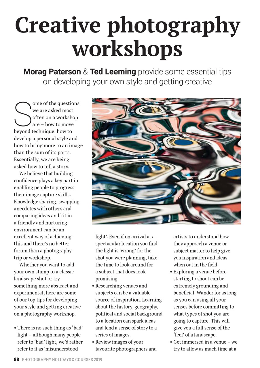 Black+White Photography Preview Pages