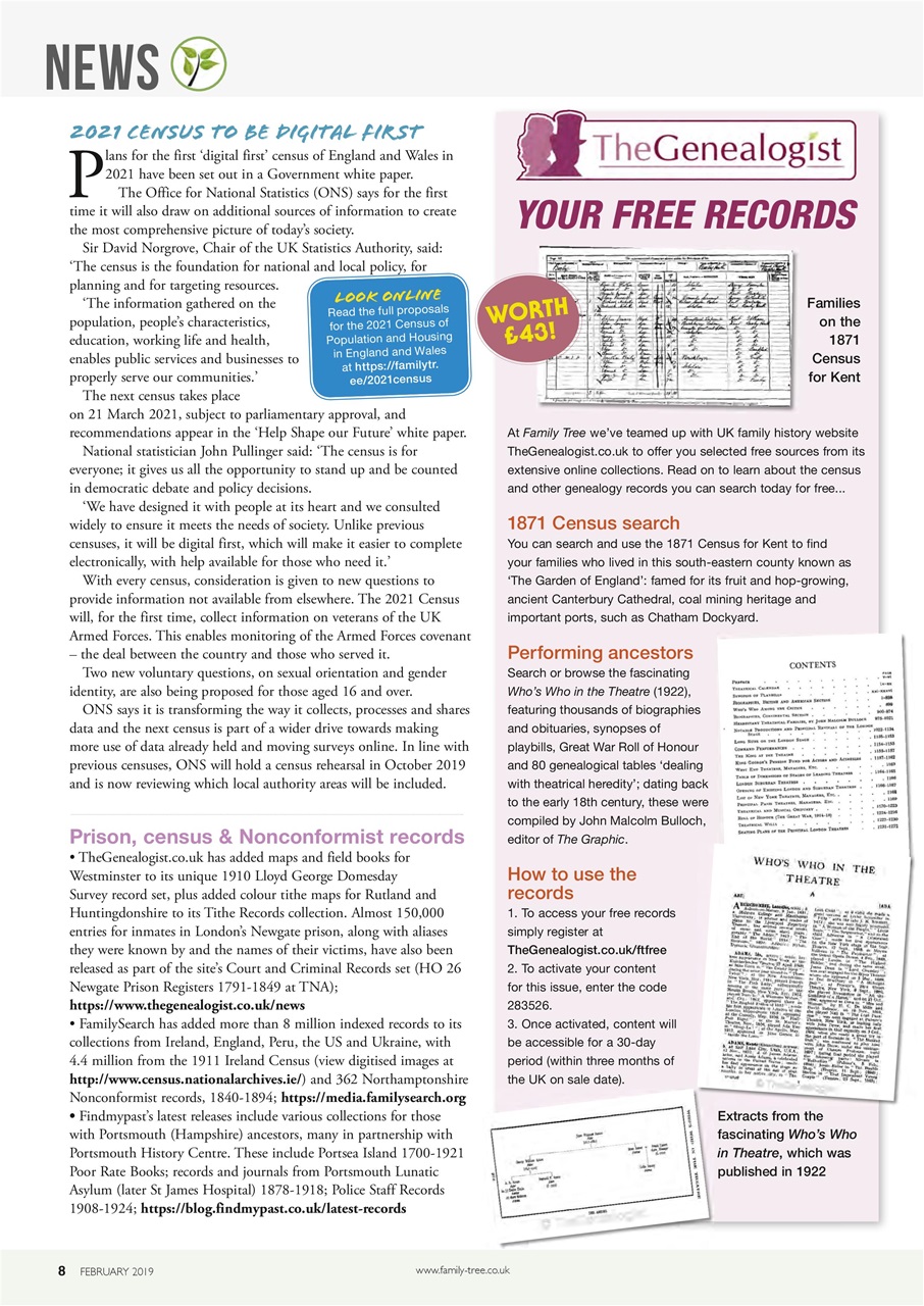 Family Tree Preview Pages
