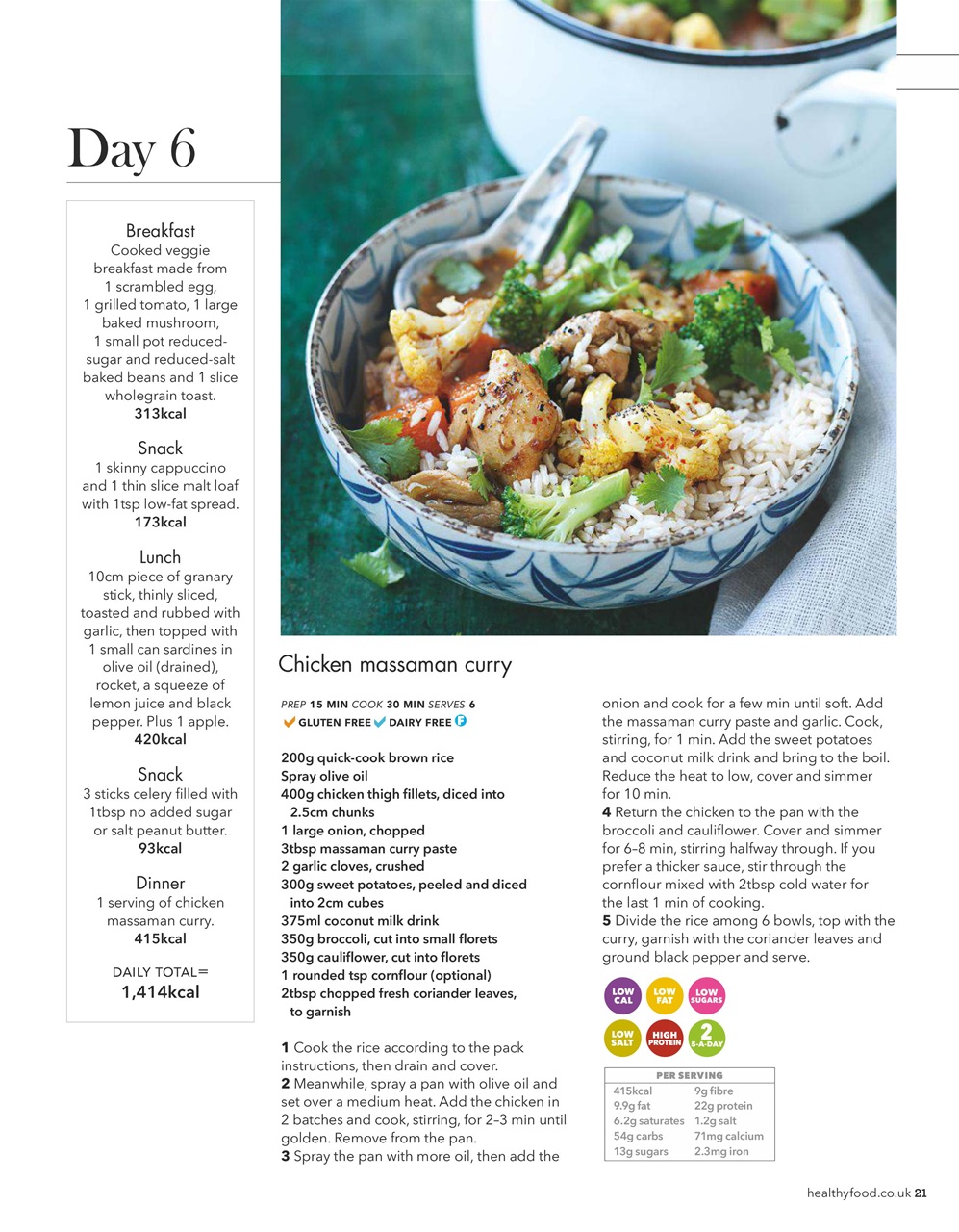 Healthy Food Guide Preview Pages