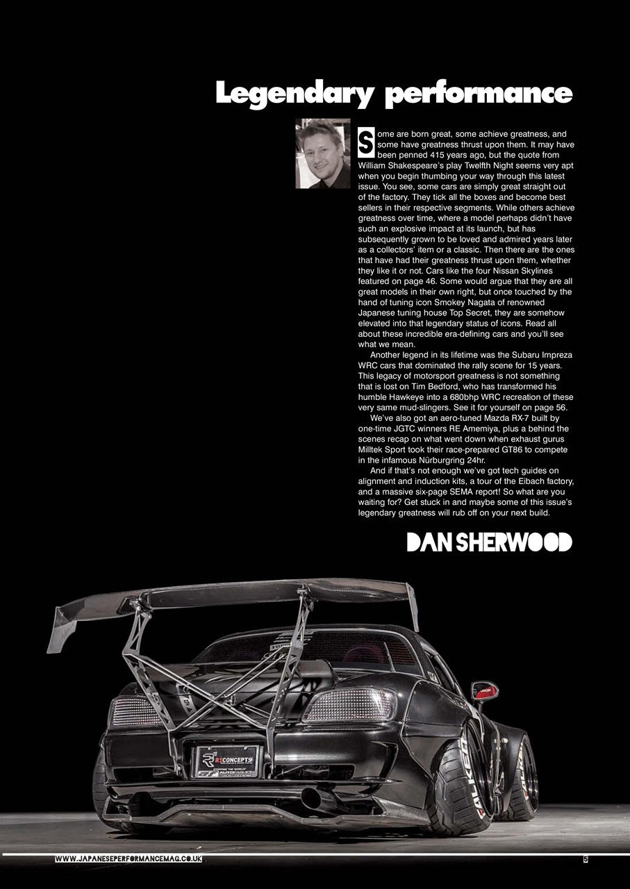 Japanese Performance Preview Pages