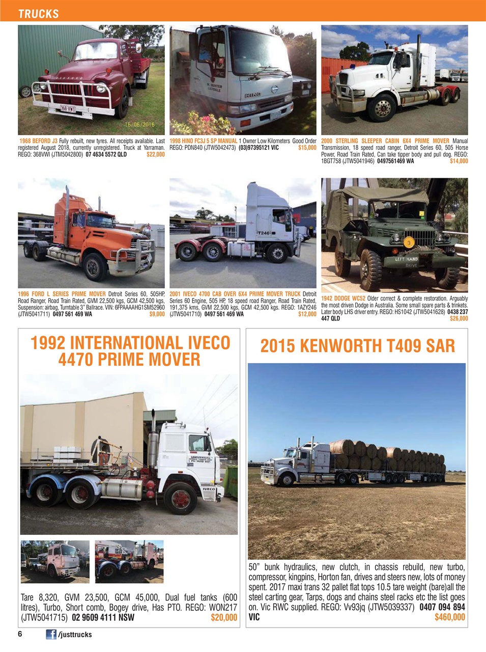 JUST TRUCKS Preview Pages