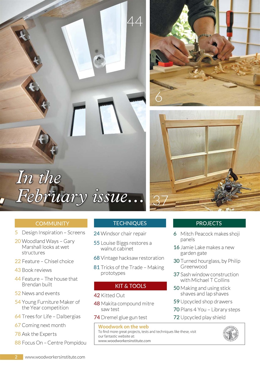 Woodworking Crafts Magazine Preview Pages