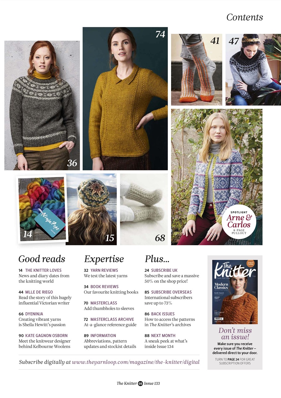 The Knitter Preview Pages