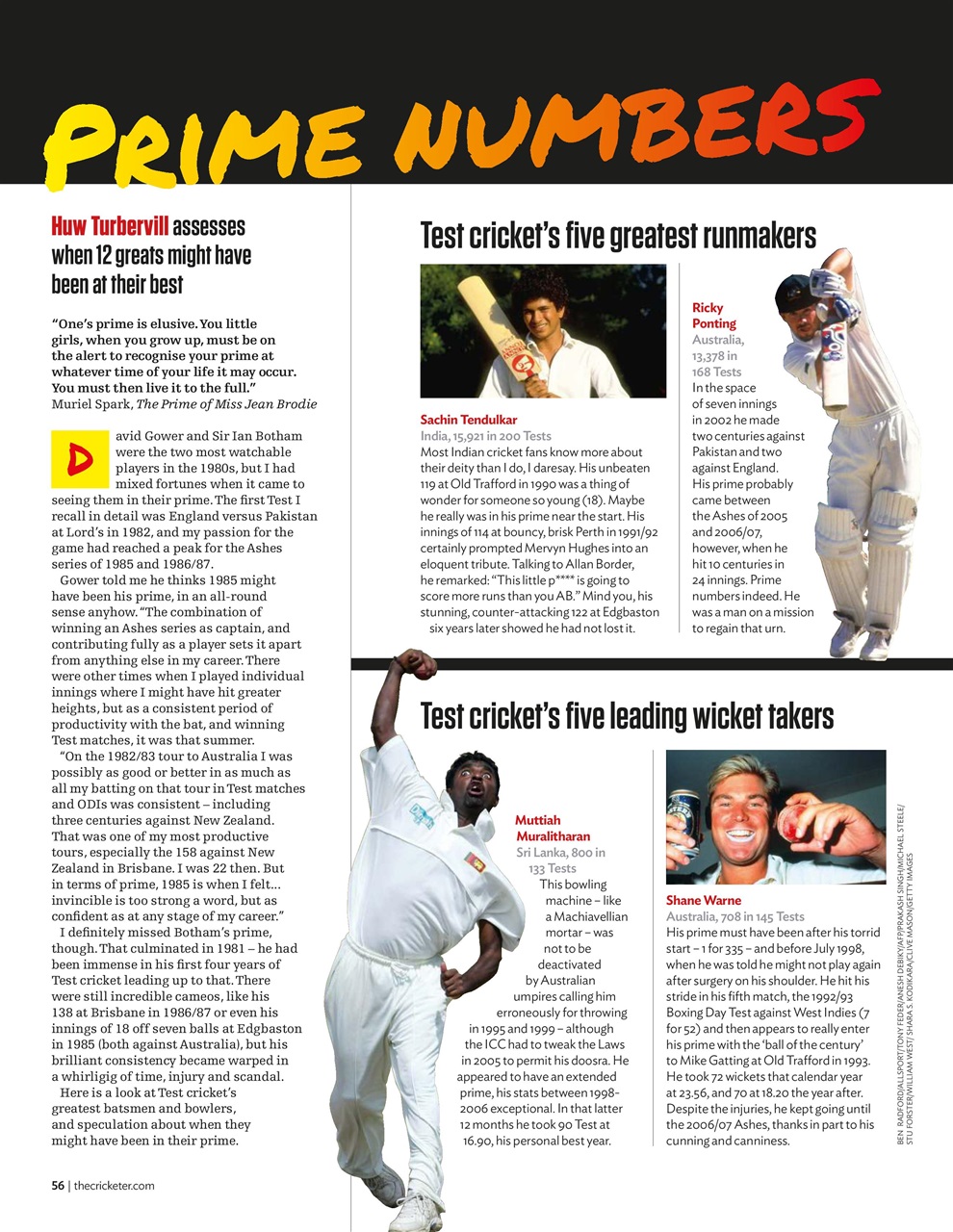 The Cricketer Magazine Preview Pages