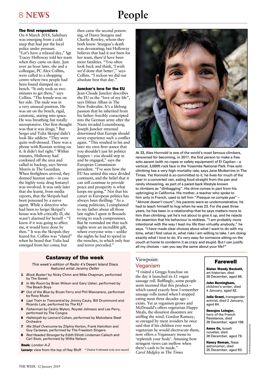 The Week Preview Pages