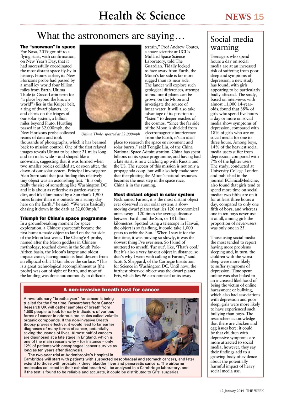 The Week Preview Pages