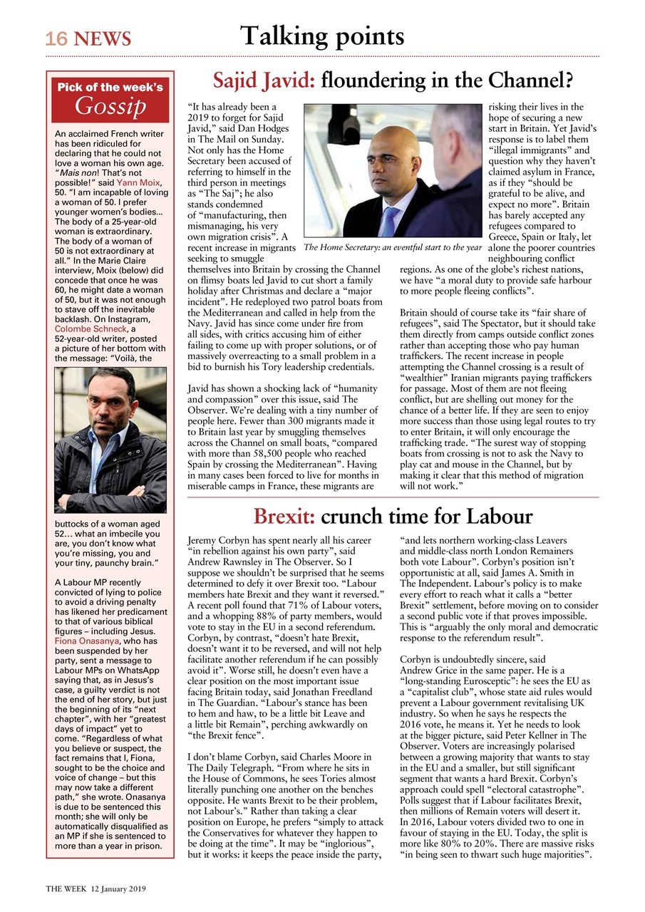 The Week Preview Pages