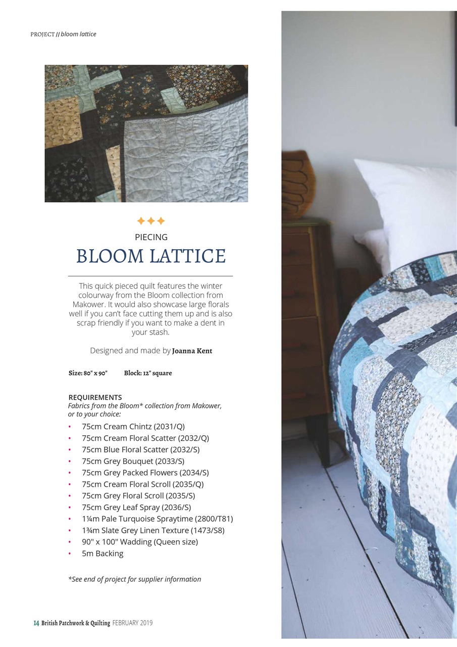 Patchwork and Quilting Preview Pages