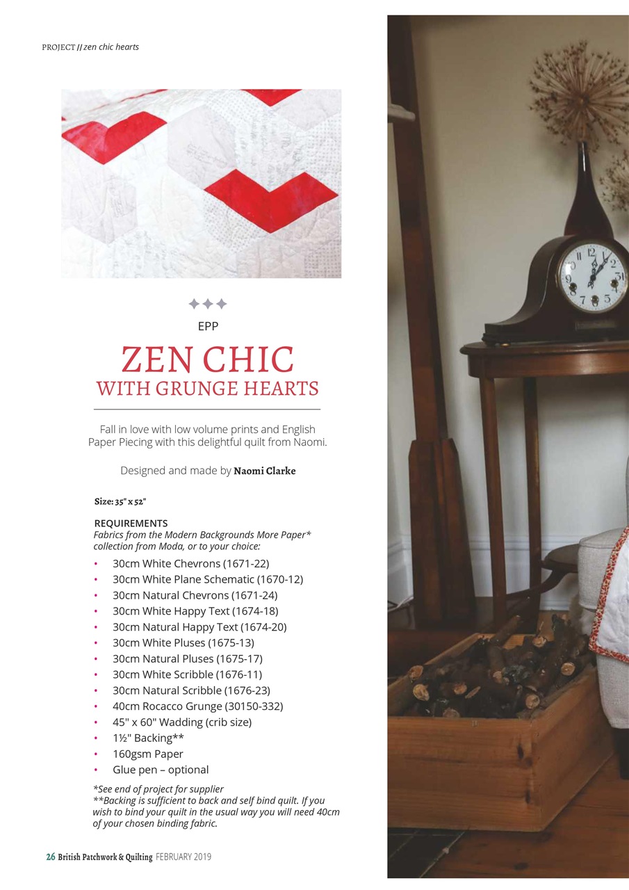 Patchwork and Quilting Preview Pages