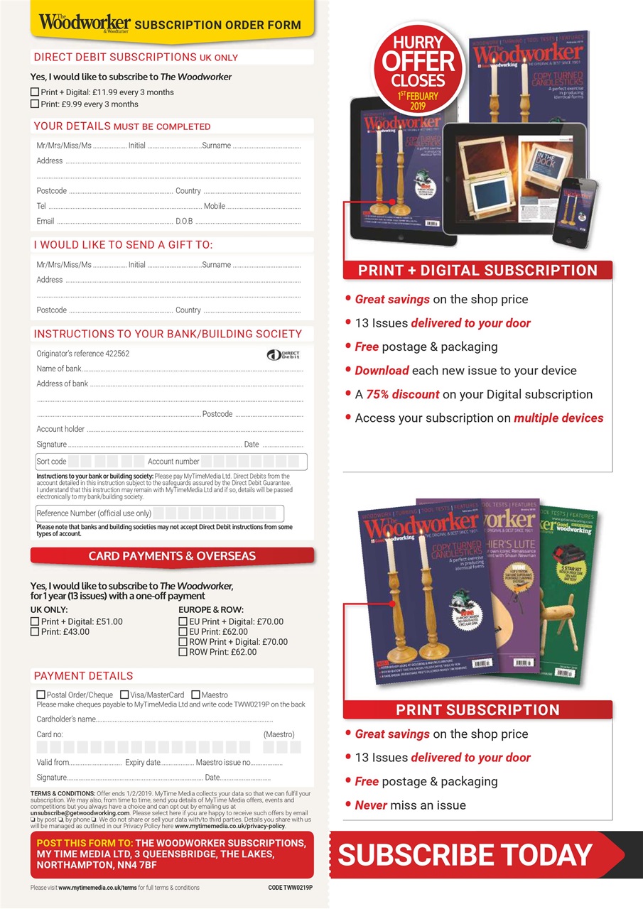 The Woodworker Magazine Preview Pages