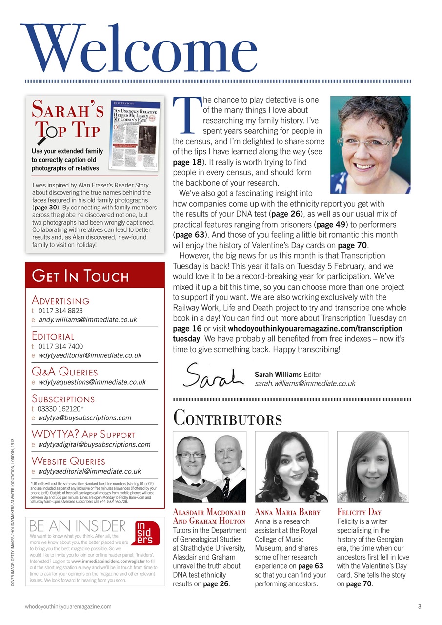 Who Do You Think You Are? Preview Pages