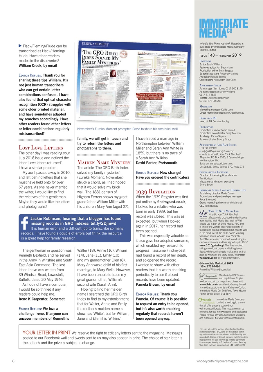 Who Do You Think You Are? Preview Pages