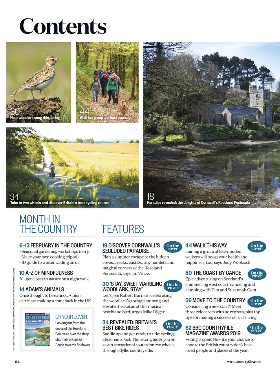BBC Countryfile Magazine Preview Pages