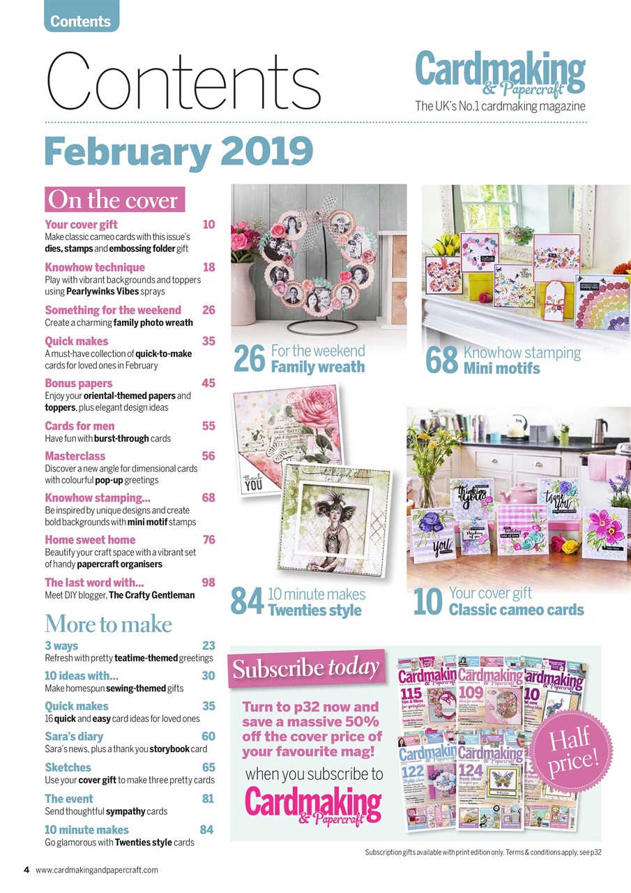 Cardmaking & Papercraft Preview Pages