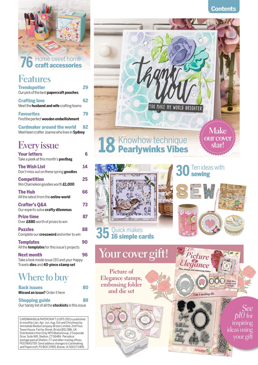 Cardmaking & Papercraft Preview Pages