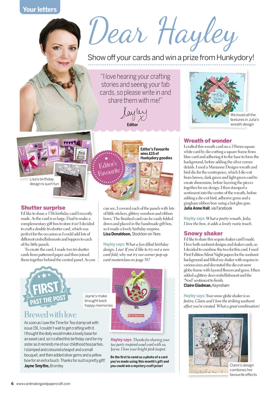 Cardmaking & Papercraft Preview Pages
