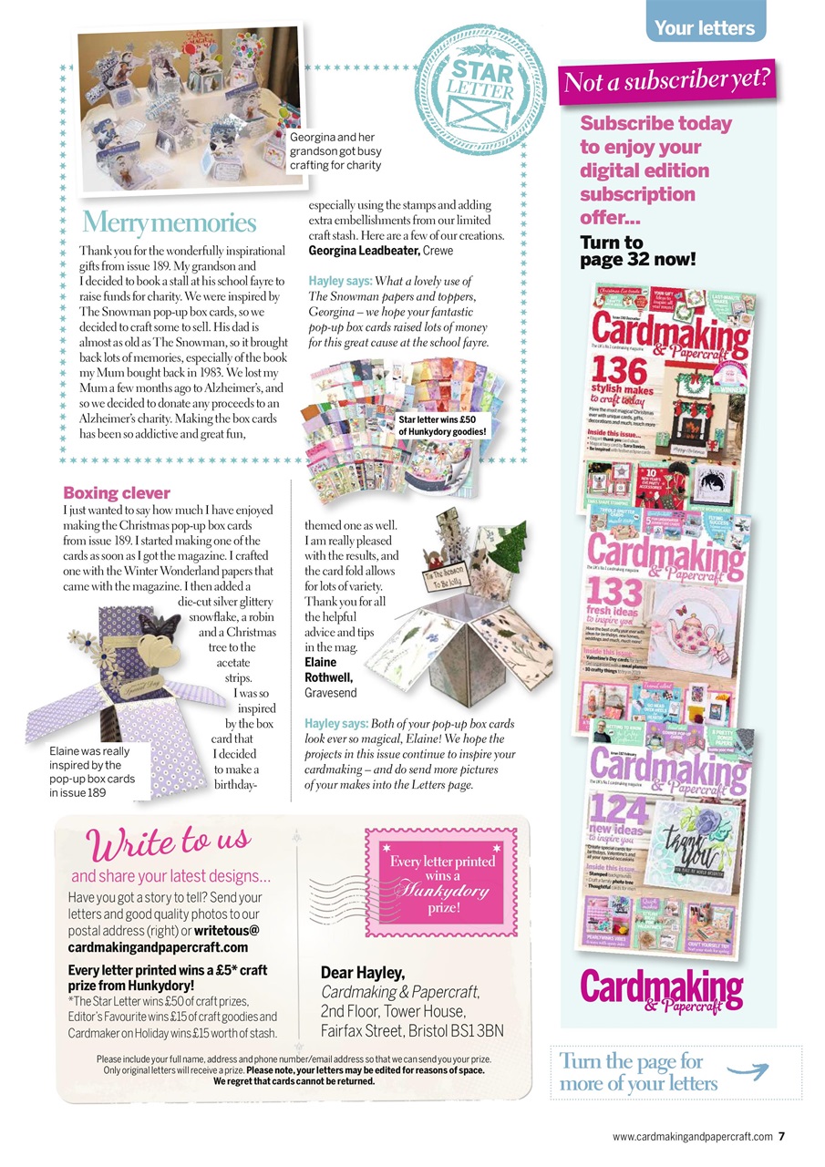 Cardmaking & Papercraft Preview Pages