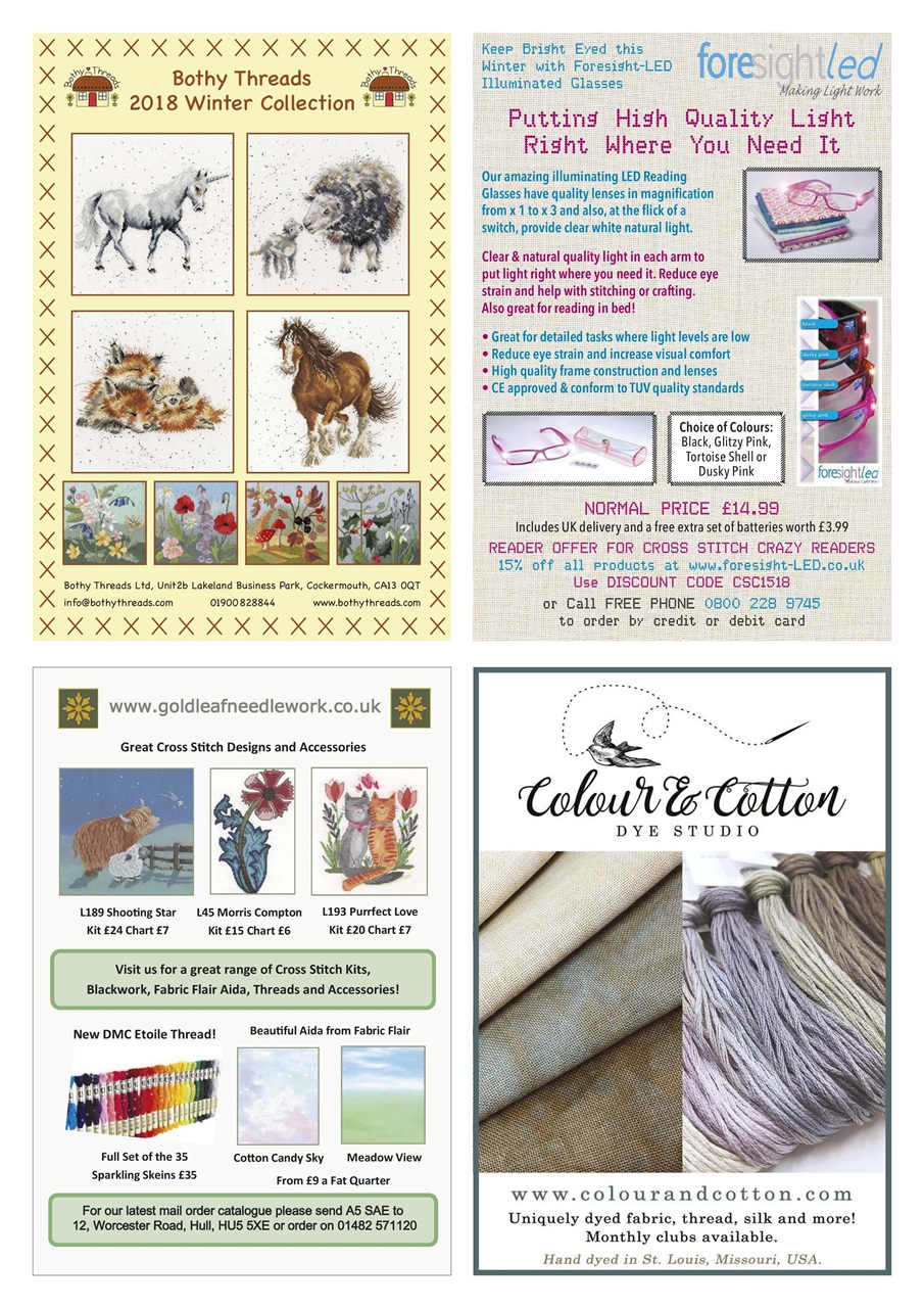 Cross Stitch Crazy Preview Pages