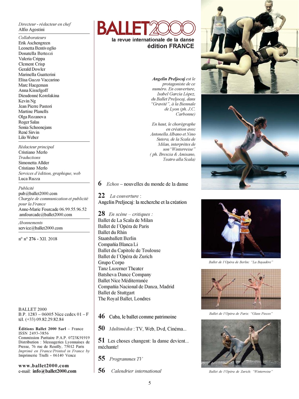 BALLET2000 Édition France Preview Pages