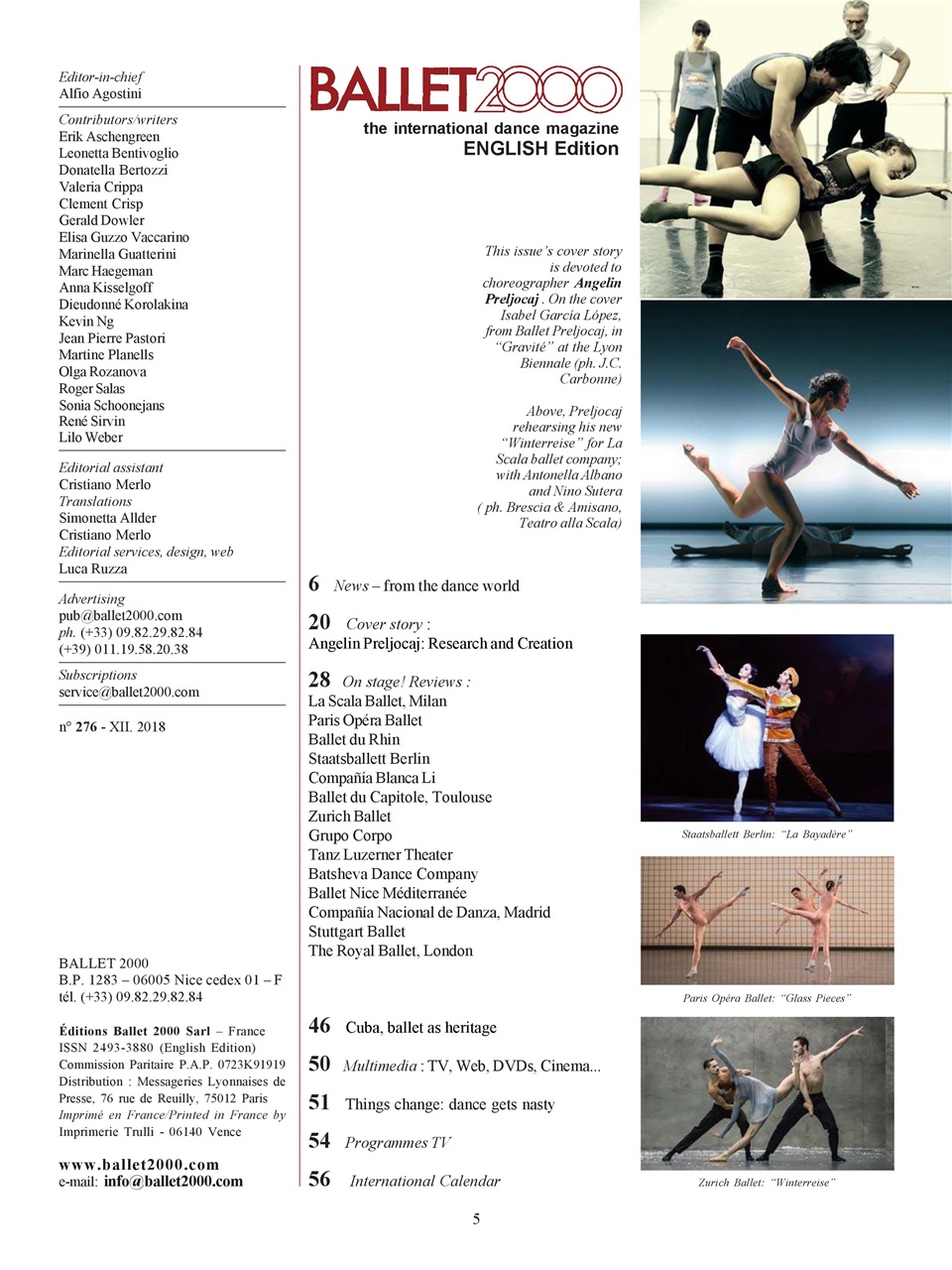 BALLET2000 English Edition Preview Pages