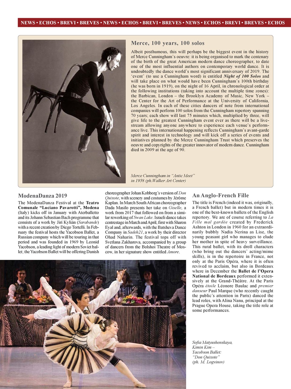 BALLET2000 English Edition Preview Pages