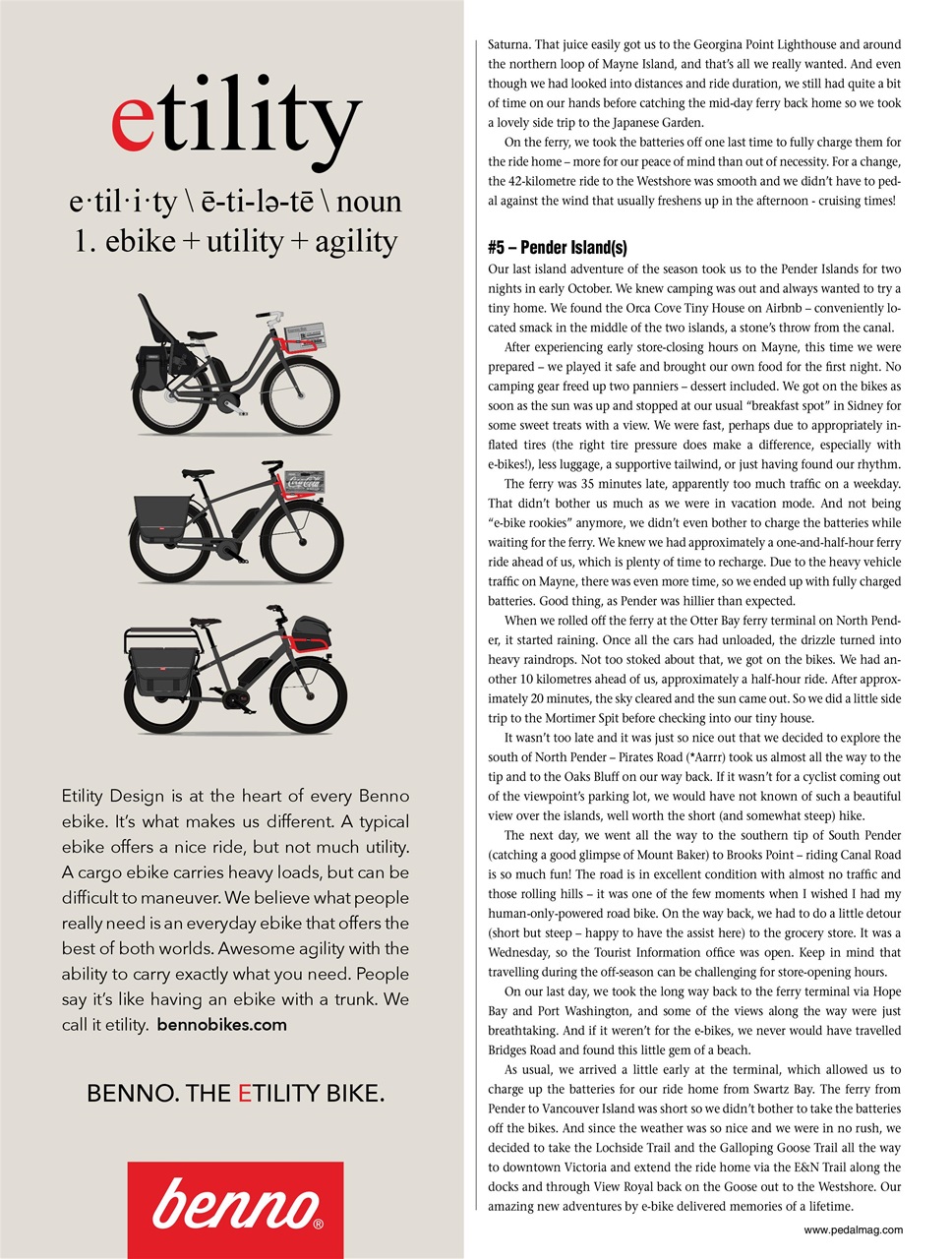 Pedal Magazine Preview Pages