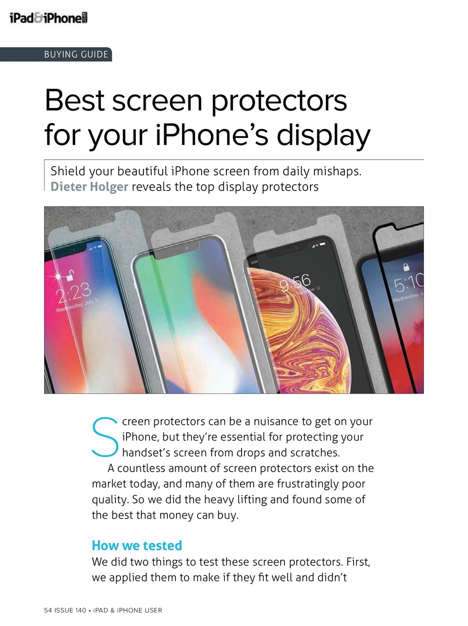 iPad and iPhone User Preview Pages