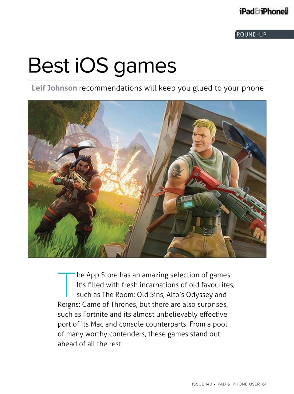 iPad and iPhone User Preview Pages