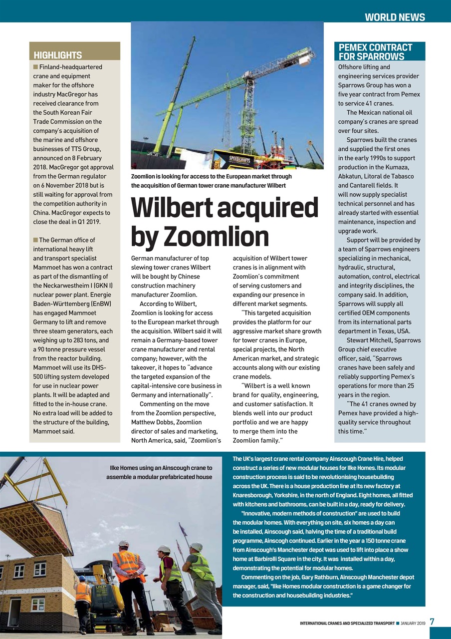 Int. Cranes and Specialized Transp Preview Pages