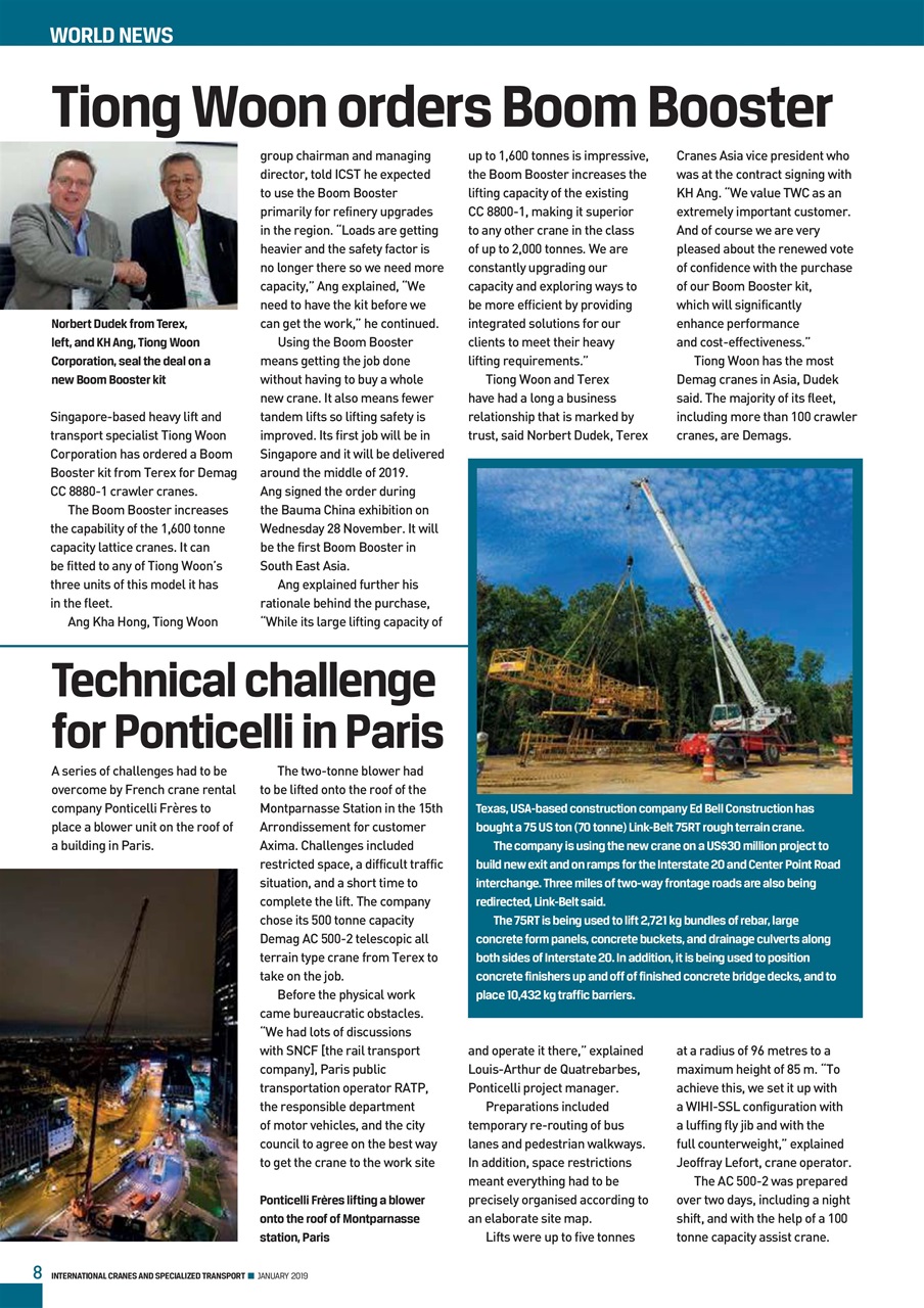 Int. Cranes and Specialized Transp Preview Pages