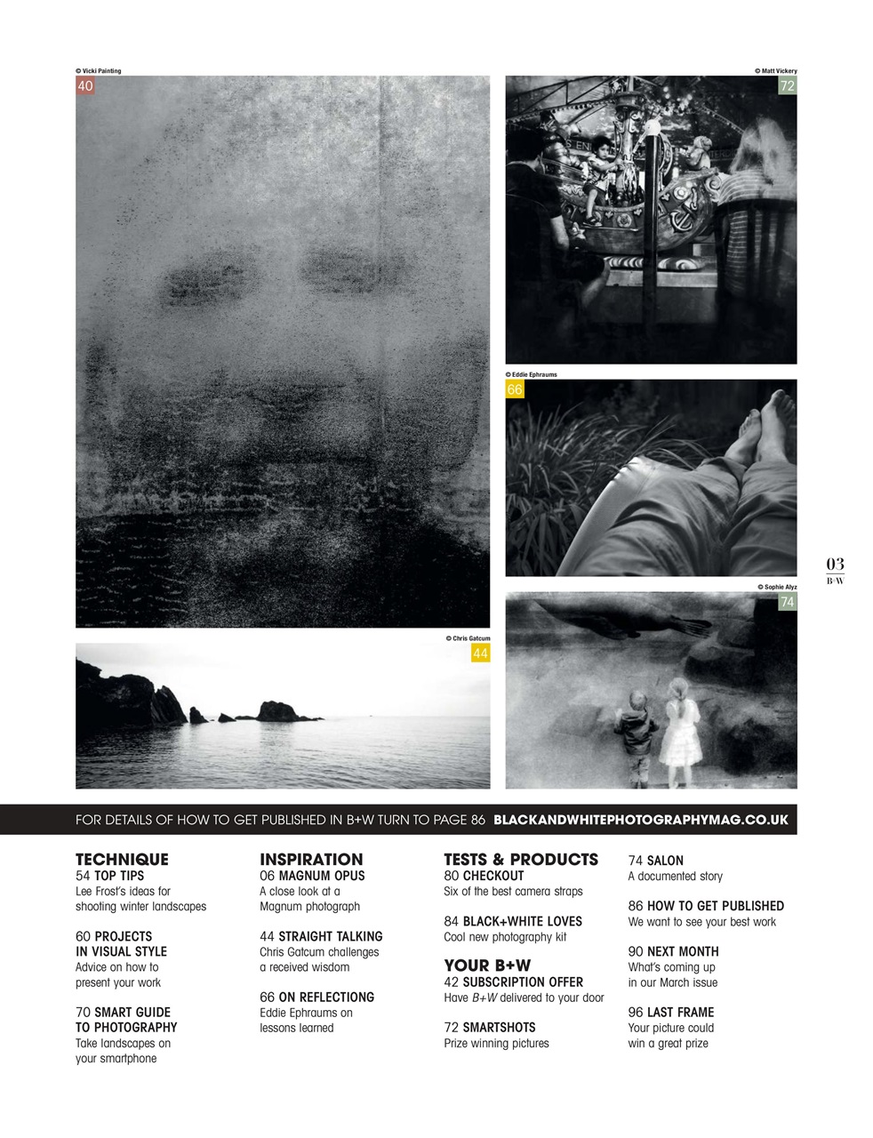 Black+White Photography Preview Pages